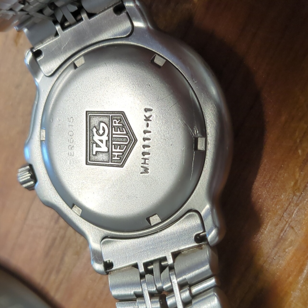 Men's Tag Heuer 40mm Silver Bracelet and White Dial - Picture 5 of 6